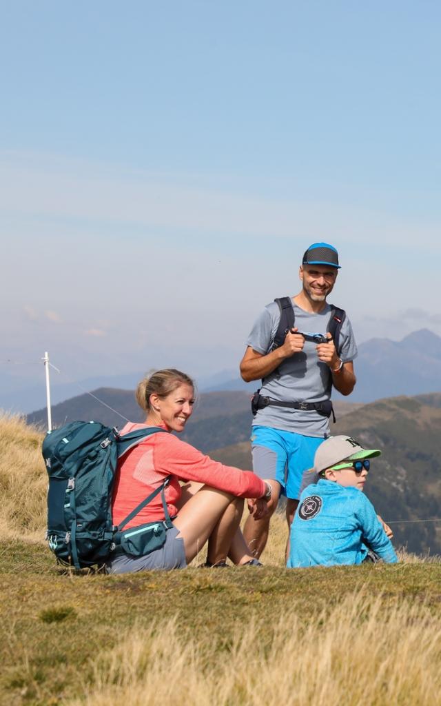 Randonnée en famille le collet