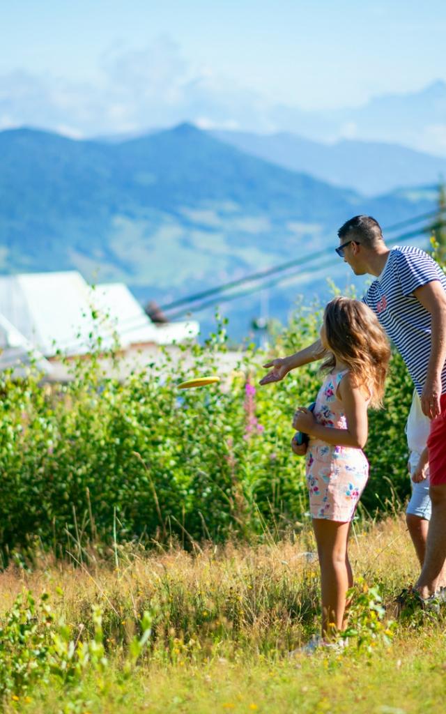 Disc Golf en famille à Prapoutel Les 7 Laux