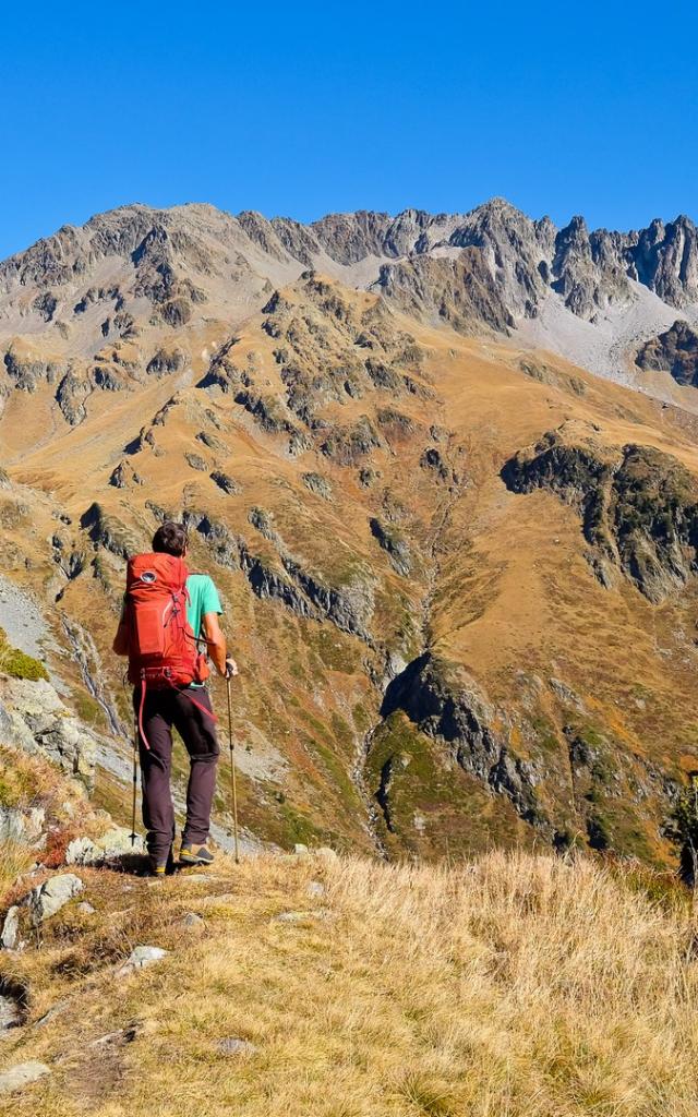 Cîme de la Jasse, dent de la Pra et pic de la Belle Étoile depuis le Pas de la Coche