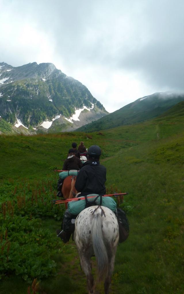 Balade à cheval en Belledonne